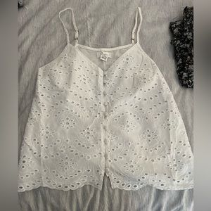 White tank top